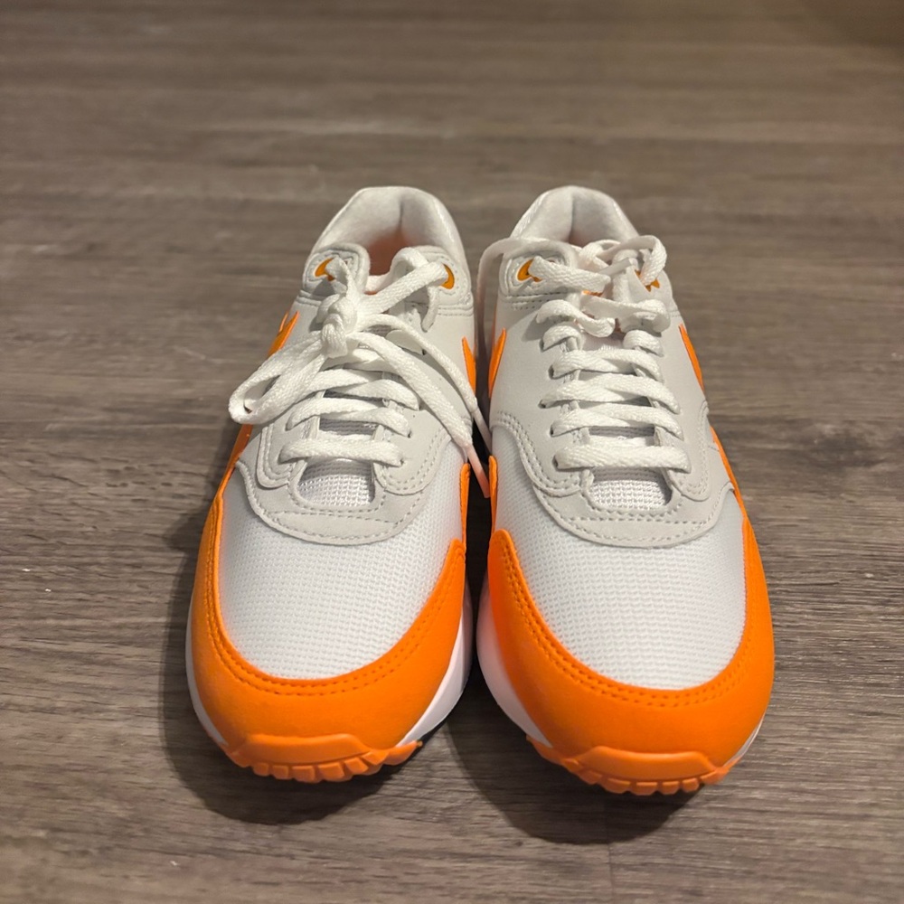 Nike Air Max 1 86’ OG Big Bubble Golf Shoe - Orange White and Gray - Picture 2 of 6
